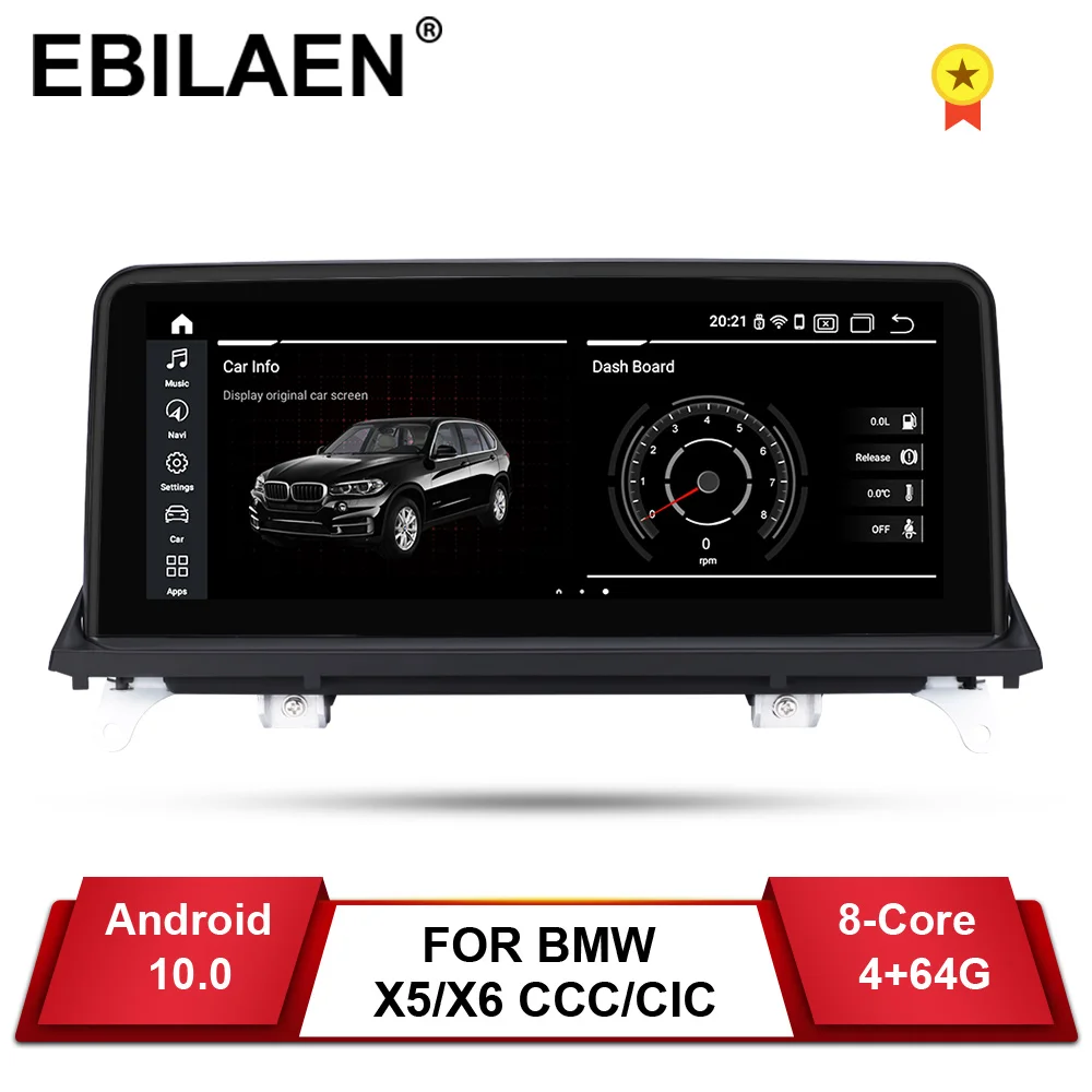 EBILAEN Android 10 автомобильный dvd плеер для BMW X5 E70/X6 E71 (2007 2013) CCC/CIC системный блок ПК навигация авто радио мультимедиа IPS|Мультимедиаплеер для авто|   | АлиЭкспресс