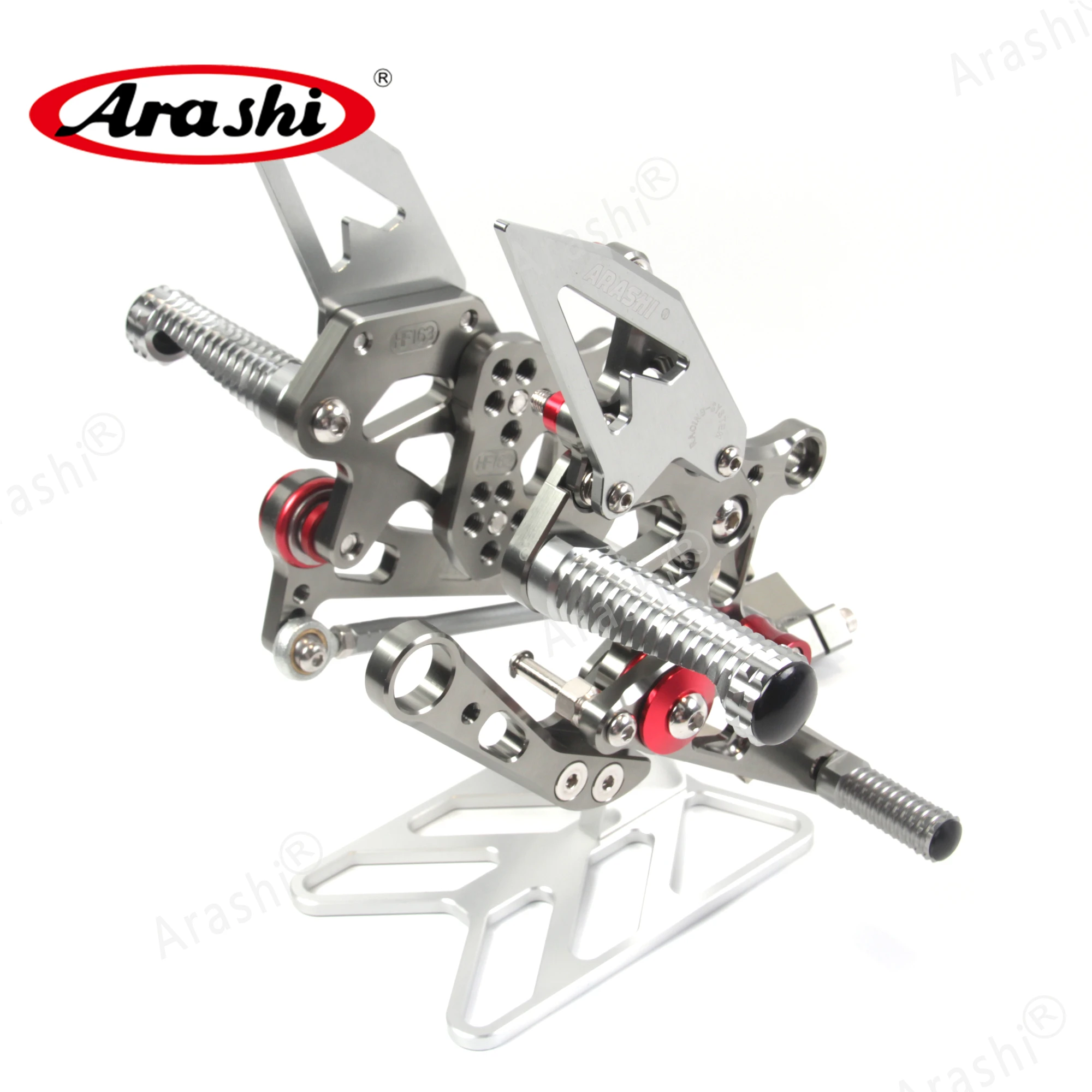 Arashi 1 Набор ЧПУ Регулируемые подножки для APRILIA RSV4 R 2009 2010 2011 2012 подножки Rider Rearset подножки RSV4