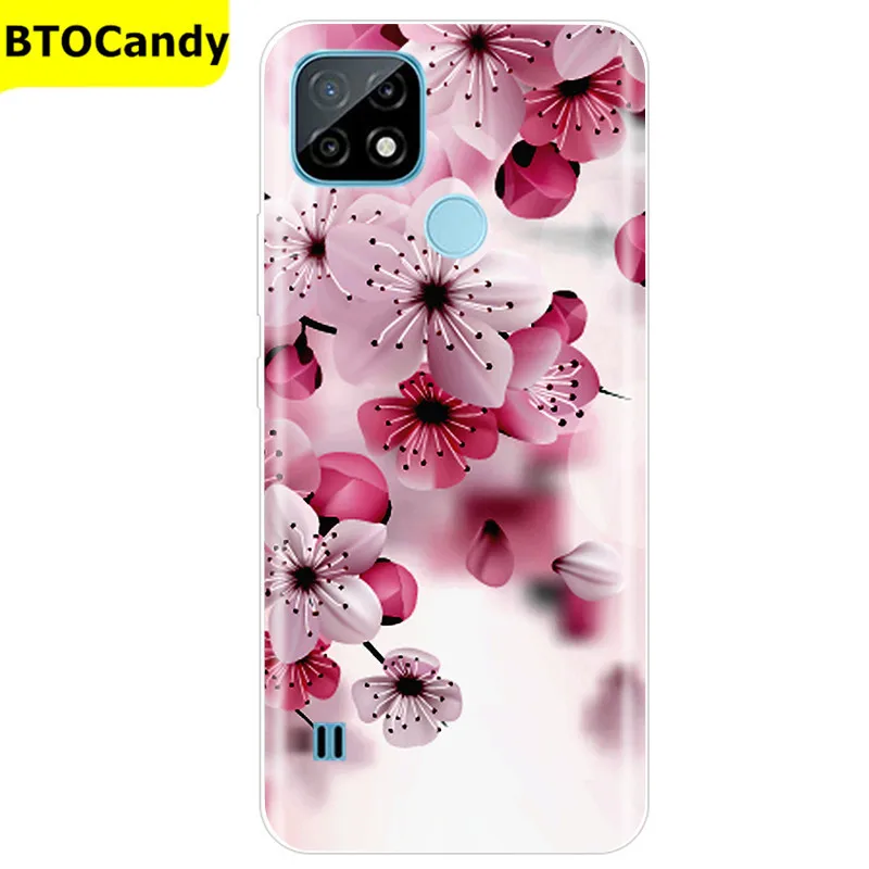 For Realme C21 Case Soft Tpu Silicone Case For OPPO RealmeC21 C 21 Phone Cover Fundas RMX3201 Bumper Case For Realme C21 Cover pouch phone Cases & Covers