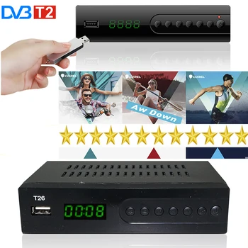 

HD 1080p Tv Tuner Dvb T2 Vga TV Dvb-t2 For Monitor Adapter USB2.0 Tuner Receiver Satellite Decoder Dvbt2 Russian Manual