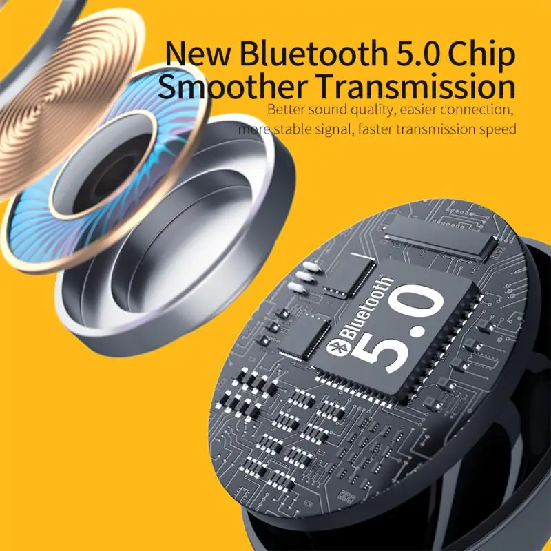 Essager K6 TWS Wireless Bluetooth Earphone Intelligent Touch Control Wireless TWS Earphones With Stereo Bass Sound Smart Connect
