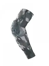 

A Lycra Honeycomb Elbow Pad With Long Anti-Collision High-Elastic Basketball Arm Guard Camouflage Protective Gear
