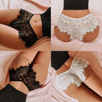 

women's Sexy Lace Bow Thong G-String T-Back Low Waist Cutout Briefs Sexy Underwear Panties Fashion Open Panty Beautiful Woman