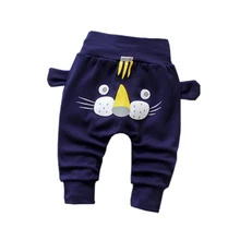 Детские штаны Популярные штаны-шаровары осенние штаны для мальчиков и девочек детские штаны до щиколотки Одежда для маленьких мальчиков и девочек От 1 до 4 лет с рисунком