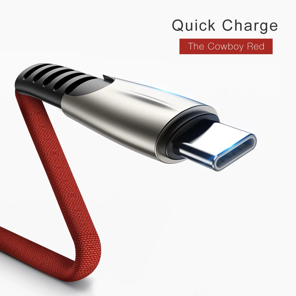 50 см 1 м 2 м 3 м 3 А usb type-C кабель для huawei P30 Pro USB зарядное устройство для телефона для iPhone XS провод зарядки Redmi Note 7 - Цвет: Red For Type C