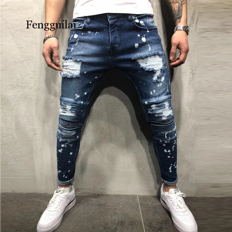 patch denim mens