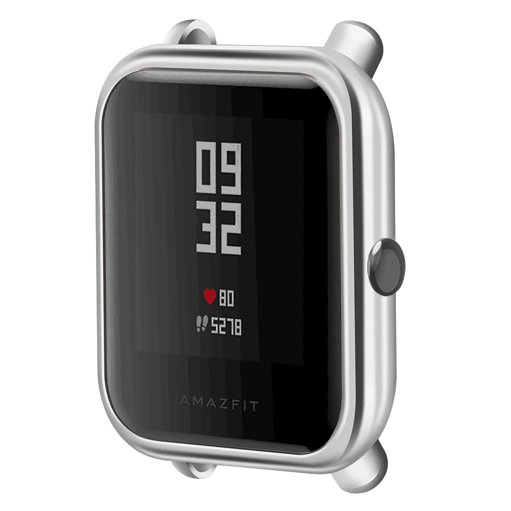 Мягкая термополиуретановая крышка-чехол защитная оболочка для Xiaomi Huami Amazfit Bip Смарт часы покрытие чехол
