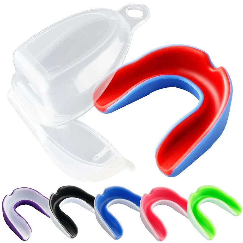 

EVA Mouth Guard Boxing Accessories Mouth Protector Men Women Non-Toxi Mouthguard with Box Basketball Karate Football MMA Rugby