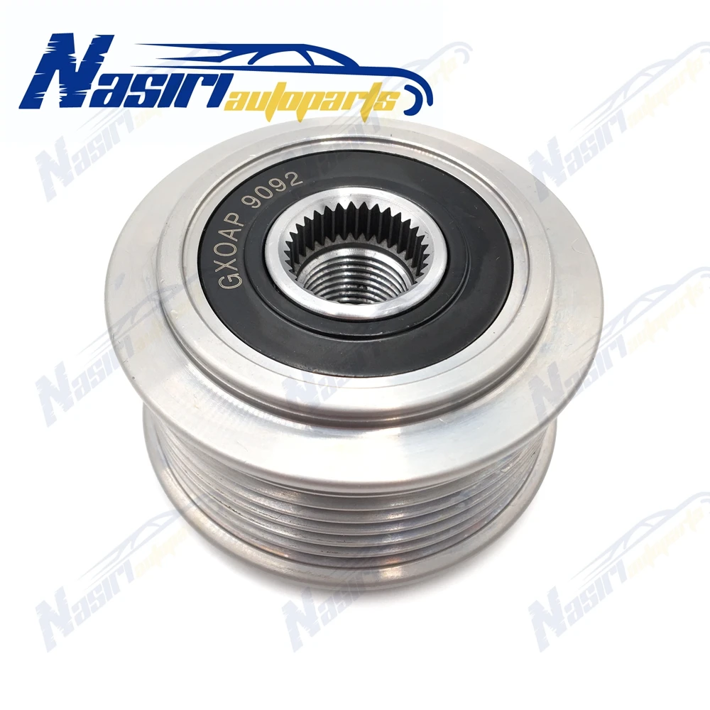 Car Accessories Overrunning Alternator Clutch Pulley For NISSAN NAVARA (D40) 2.5dCi 2.5dCi 4WD PATHFINDER (R51) 2.5 DCi 4WD 535017710 F-552386