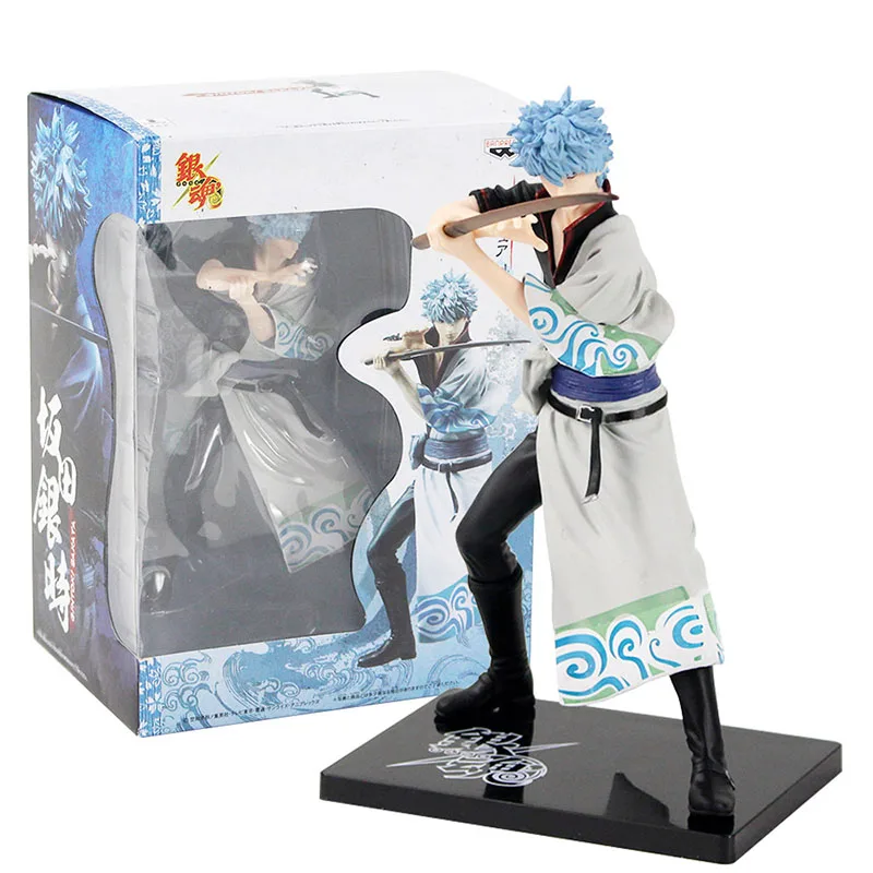 18 см Серебряная Душа гинтама фигура Banpresto DX Vol.1 Sakata Gintoki фигурка ПВХ Коллекционная