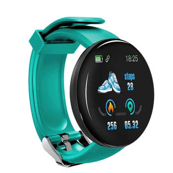 

Smart Color Screen Watch Heart Rate Blood Pressure Health Fitness Track Sport Wristband Unisex 3.7*3.7*1.2cm
