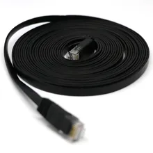 Câble Ethernet plat UTP LAN RJ45 CAT6 de 3M, routeur de raccordement, Lot intéressant # T2