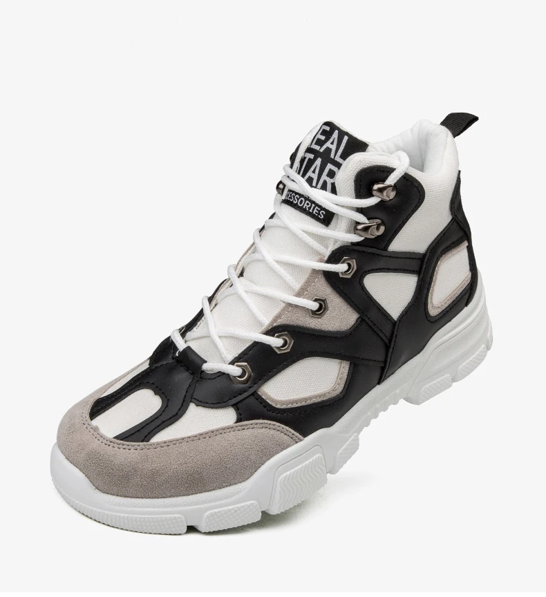YWEEN Autumn New Men Boots Hip-Up Outdoor Shoes Men Leisure Shoes Thick Bottom Elevated Shoes Cross-Border Men's Shoes