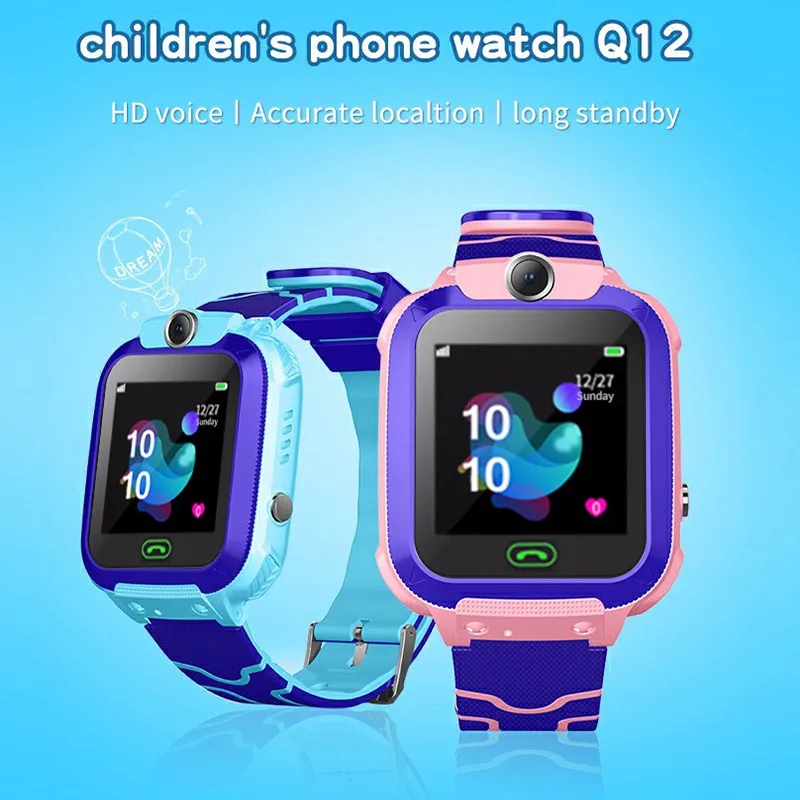 Q12 Новые водонепроницаемые Смарт-часы детские цифровые наручные часы Детские часы телефон для IOS Android детские игрушки подарок анти потери часы