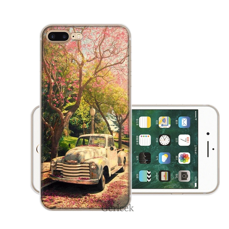 Чехол для мобильного телефона iPhone 11 Pro 6 6s 7 8 P Lus iPhone XR X XS Max 5 5S SE Shell винтажный VW Beetle для Coque жесткий чехол - Цвет: H4