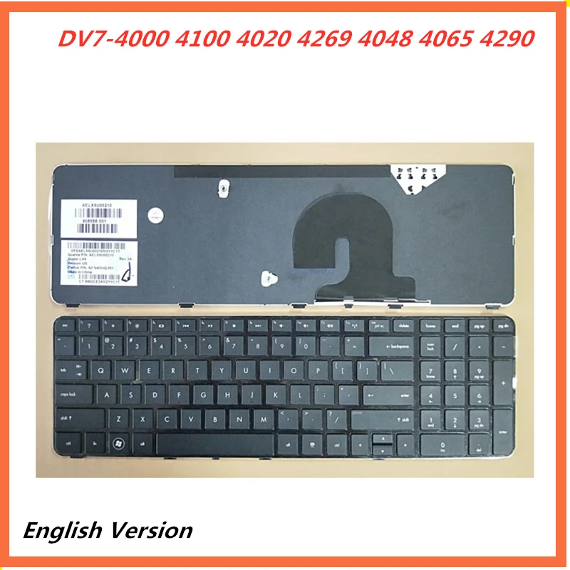 Laptop English Russian Keyboard For HP DV7-4000 4100 4020 4269 4048 4065 4290 Notebook Replacement layout | Компьютеры и офис