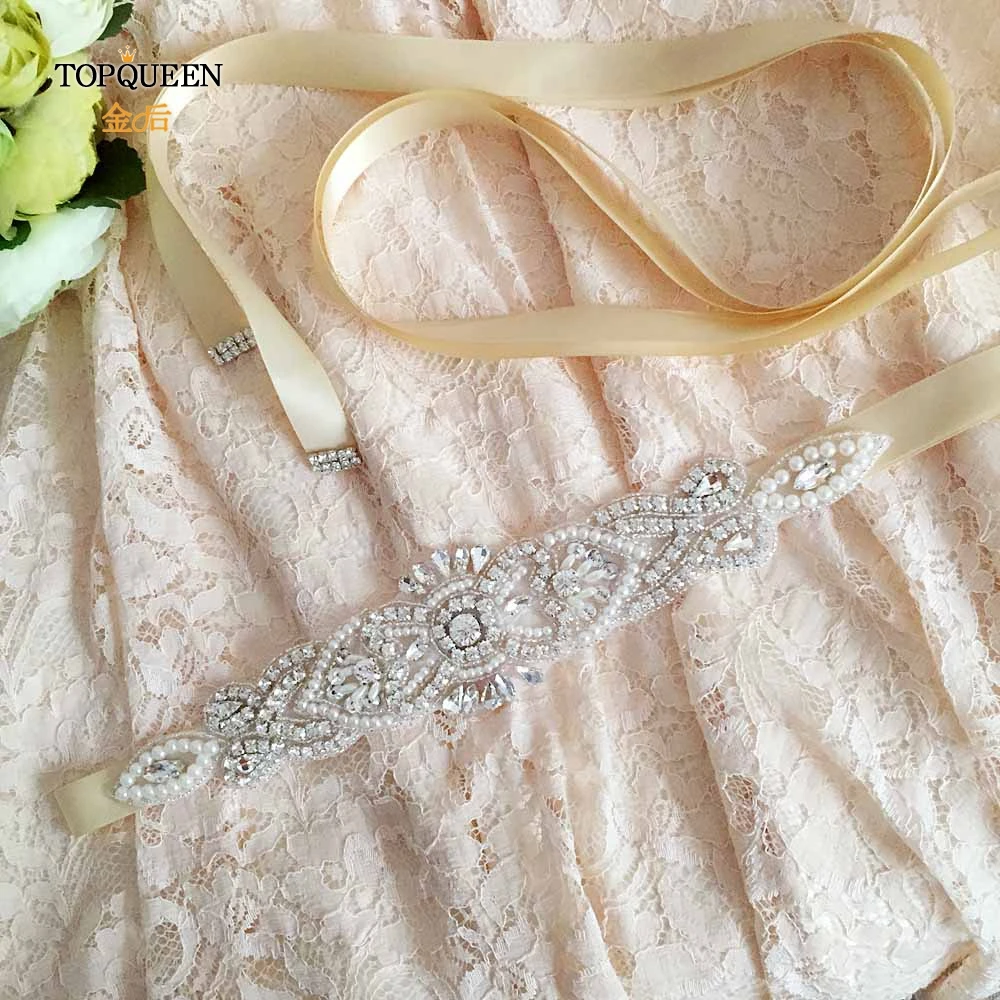 TOPQUEEN S208 свадебные пояса и пояса Ceinture пояс невесты свадебные Sash модные аксессуары свадебные пояса