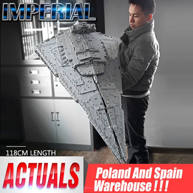 US $372.00 DHL 05027 Star Set Wars compatible MOC-23556 Imperial Star Destroyer Set 75292 Kids Christmas Toy G