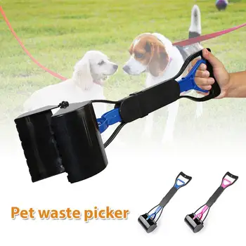 

Pet Toilet Dog Garbage Box Clip Dog Shit Sturdy Durable ABS Plastics Blue/Pink Environmental Protection Reuse Hang Waist