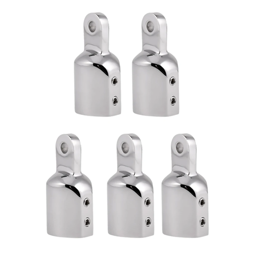 5Pcs 25mm 1” Eye End Cap Bimini Top Fitting Hardware 316 Marine Stainless