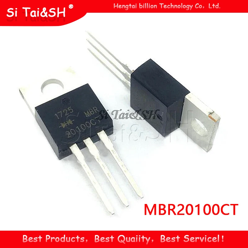 10PCS MBR20100CT TO-220 MBR20100 TO220 20100CT rectifier diode schottky diode switching diode