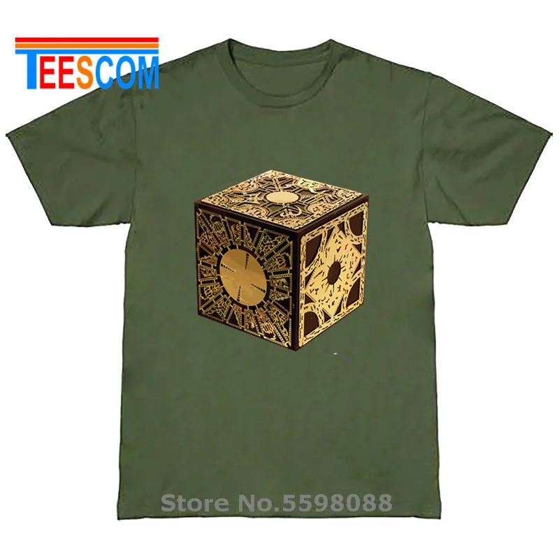 2019 женская футболка с принтом Hellraiser Box Clive Barker молодежная хлопковая коротким