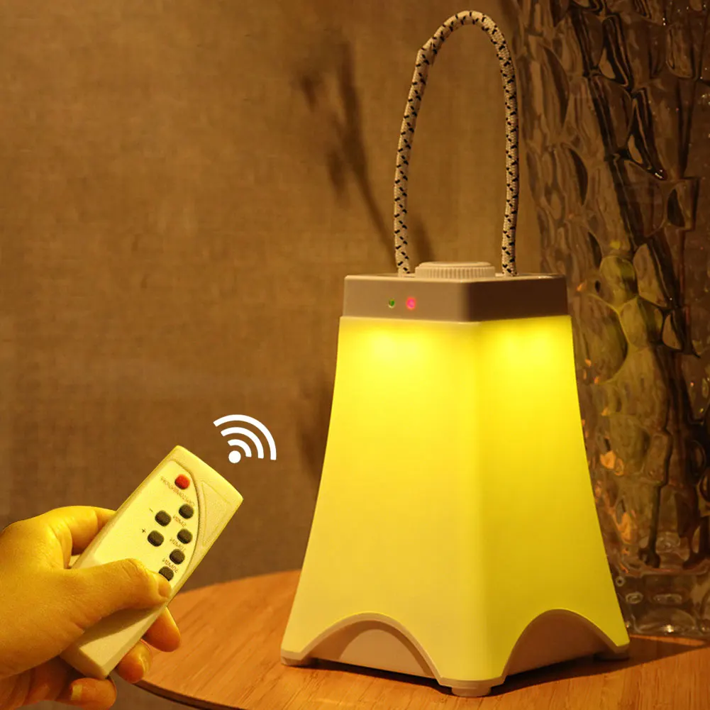 Night Light Baby Kids Adjustable Brightness Led Timer Setting Bedside Lamp Eye Caring Portable Remote Control