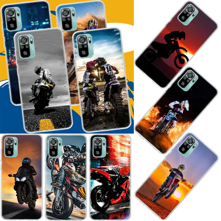 Чехол для телефона Moto Cross Redmi 10 10X 9 9A 9C 9T 8 8A 7A 6A Note Pro 11 9S 8T 7 6 5 4 | Мобильные телефоны и