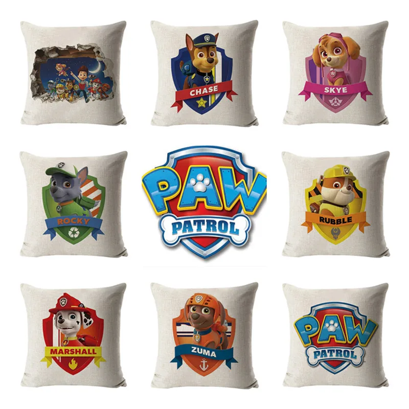 Paw Patrol Hug наволочка игрушка диванная Подушка Наволочка Райдер Patrulha Canina Аниме фигурки наволочка детские подарки на день рождения