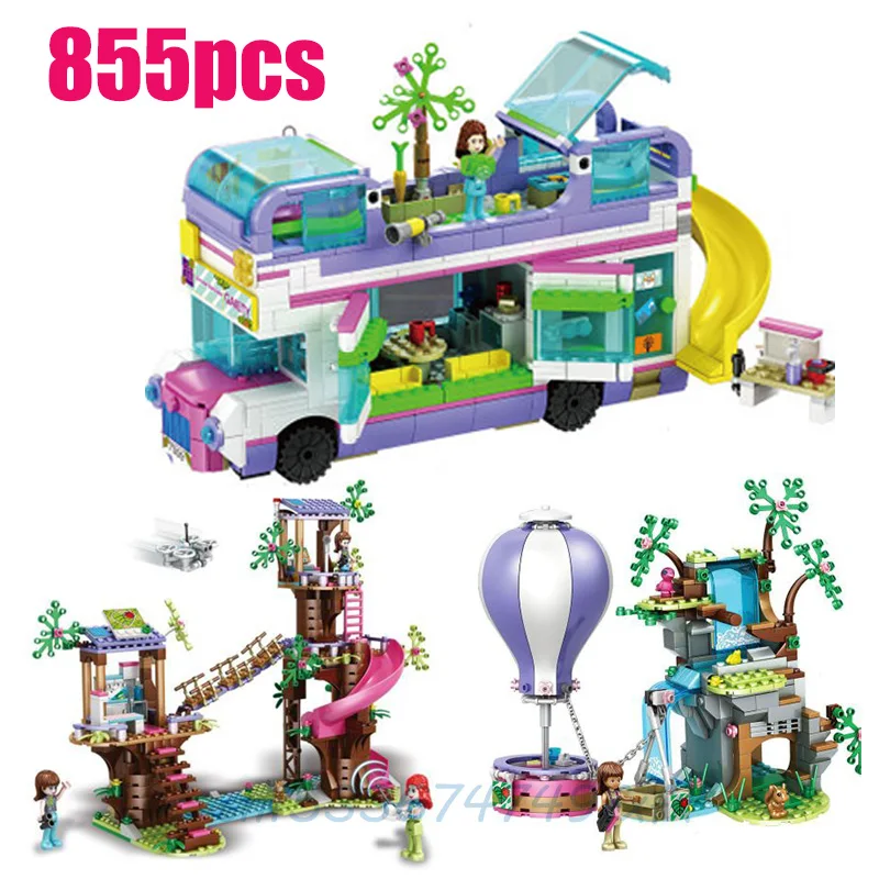 Конструктор автобус друзей совместимый с 41395 | Игрушки и хобби