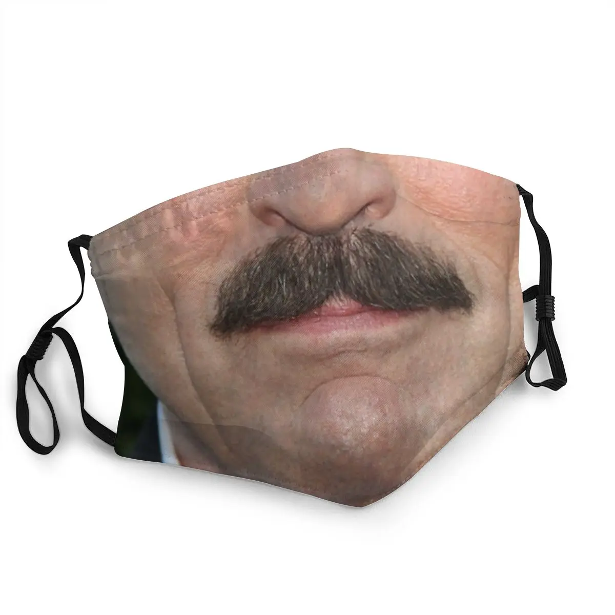 Tom Selleck смешные усы многоразовая маска для лица Борода красивая улыбка против