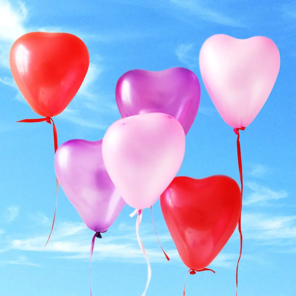 20 шт. 10 дюймов воздушные шары в форме сердца с орнаментом, латексные шары на День святого Валентина, праздничные принадлежности, домашний декор