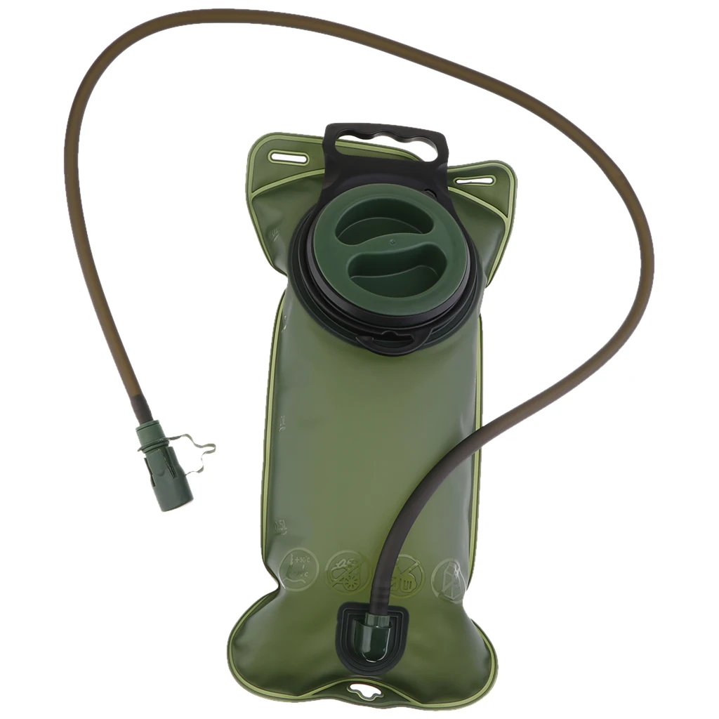 

2L Portable Hydration Bladder Water Reservoir Survival Pouch Backpack for Biking Cycling Climbing Hiking- Easy to Clean