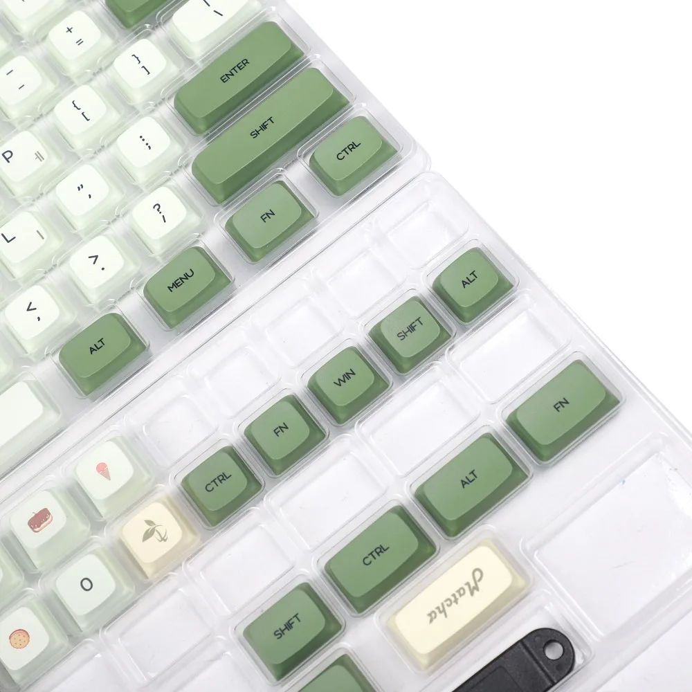 Matcha Dye Sub ZDA PBT Keycap, Semelhante