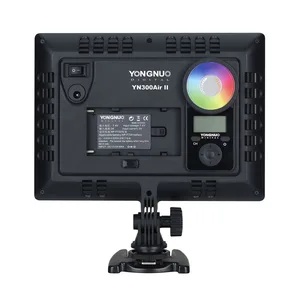 Image 2 - YONGNUO مصباح كاميرا فيديو LED متعدد الألوان ، YN300AIR II RGB ، شاحن بطارية اختياري مع جهاز تحكم عن بعد دوار 2.4G