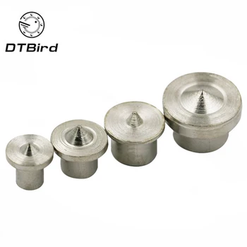 

4Pcs/Set Chrome-Plated Rust-Proof Woodworking Log Locator 6mm/8mm/10mm/12mm Round Pin Locators Center Positioning Wood Pin Tool