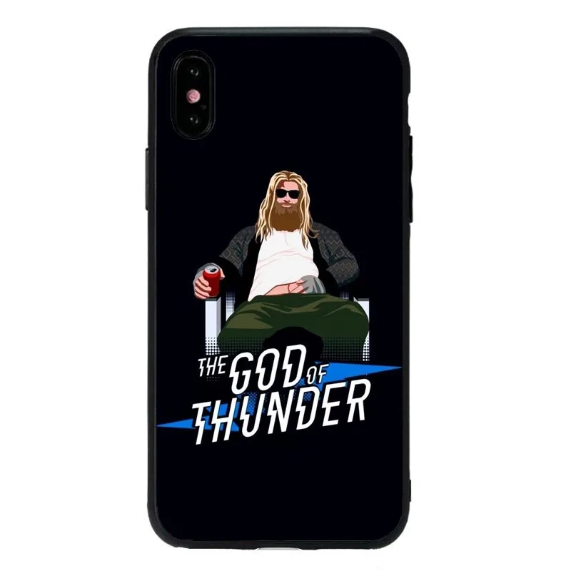 

You Don't Need Abs To Be Worthy Fat Thor phone case For iphone 11 11Pro 6s 7 7plus 8 8plus XR XS XSMAX Marvel Avengerss Fat Thor