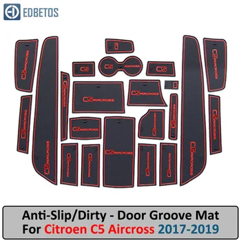 

Anti-Slip Gate Slot Mats Rubber Cup Mat for Citroen C5 Aircross 2017 2018 2019 C5-Aircross