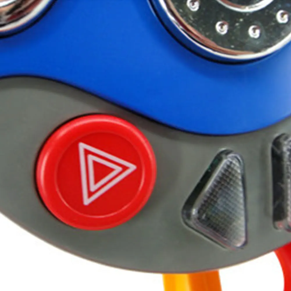 Baby Kids Car Gift Music Voices Colorful Flash Steering Wheel Toy Electric Backseat Travel Sounds Simulation 2