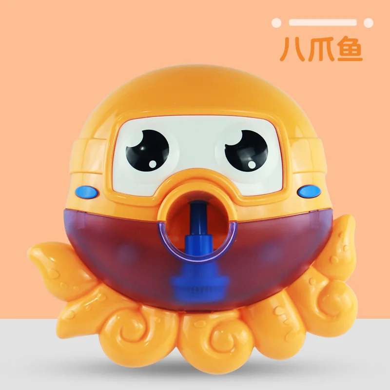 Открытый пузырь лягушка и крабы детская Ванна Игрушка устройство для мыльных пузырей ванна для купания машина для мыльных пузырей игрушки для детей с музыкальной водой игрушка - Цвет: 1