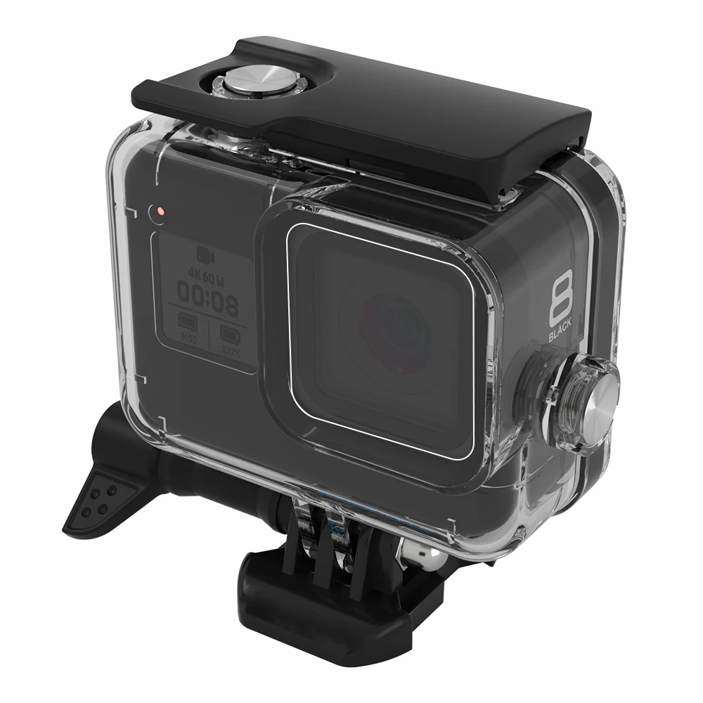 Аксессуары для Gopro Hero 8 черный Водонепроницаемый защитный корпус Чехол 12 шт. противотуманные вставки комплект для Gopro Hero 8 Экшн-камера