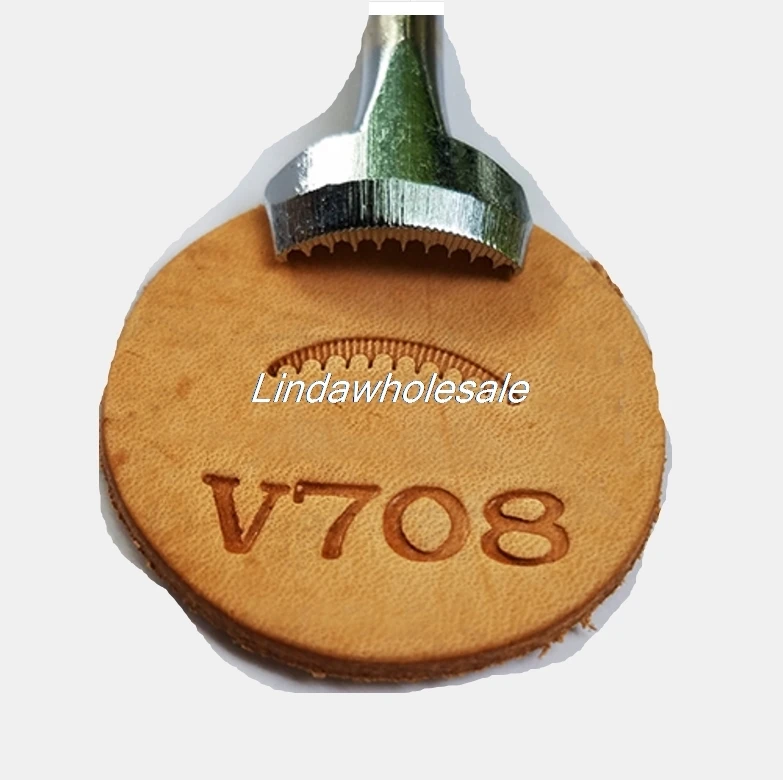 Японская кожаная печать симвоов инструменты V405/V406/V407/V413/V417/V463/V708, кожаные инструменты - Цвет: V708