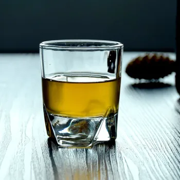 

2 Pcs/slot classical transparent fashion whiskey wine glass party pub wine drinking glass cups 0831-08