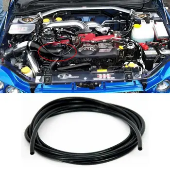 

Black 1/3/5/10 Meters Silicone Silicon Vacuum Hose Rubber Dump Air Turbo Hosing Pipe Tube L5D0