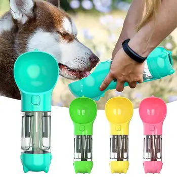 

Portable Pet Dog Water Bottle For Dogs Multifunction Dog Food Water Feeder Drinking Bowl Puppy Cat Water Dispenser Pet Products