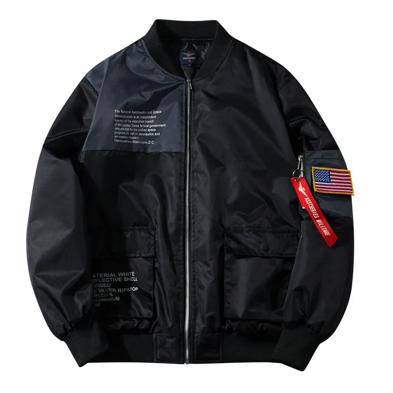 Мужская куртка-бомбер, осенняя куртка пилота, куртка ВВС, Мужская армейская Военная мотоциклетная Повседневная бейсбольная форма, пальто