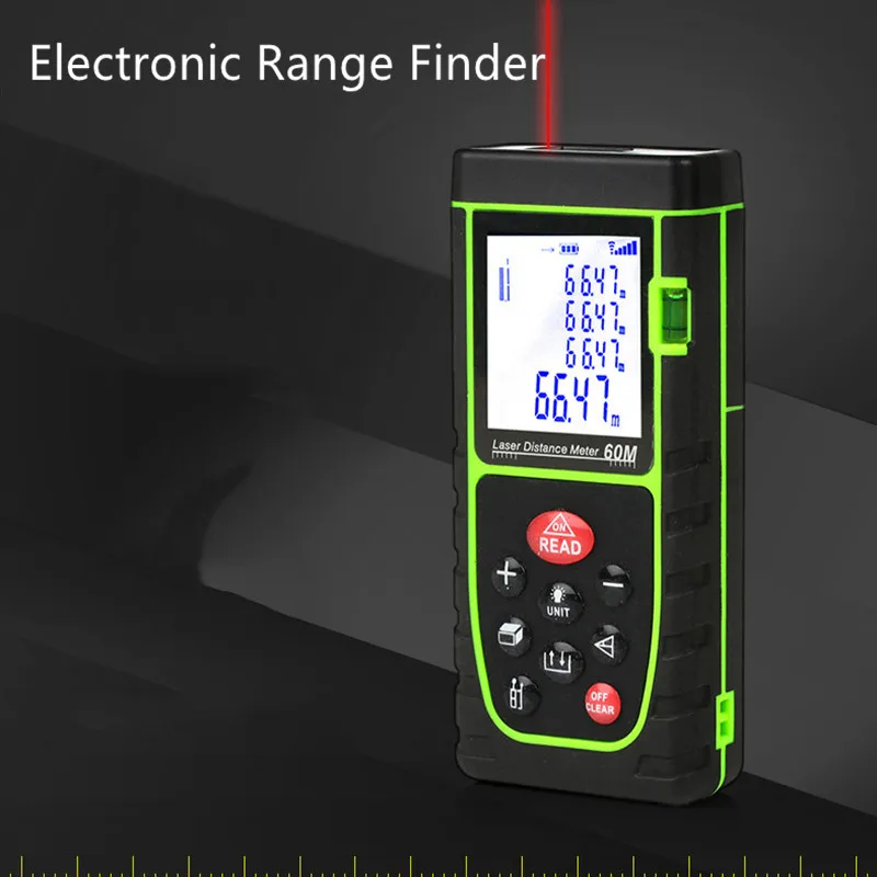 Портативный лазерный высокоточный электронный Инфракрасный измерительный прибор для комнаты линейка дальномер