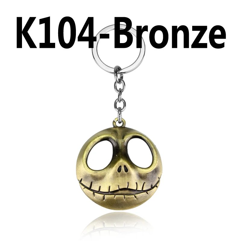 bronze Кошмар перед Рождеством Хэллоуин Джек Скеллингтон Салли снежинки череп Тыква очаровательный браслет очень модный красивый - Окраска металла: bronze