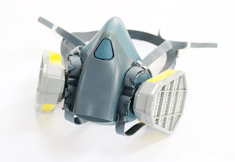 

7502 Double Tank Gas Mask Protection Semi-Mask And 6200 Accessories Universal Gas Dustproof