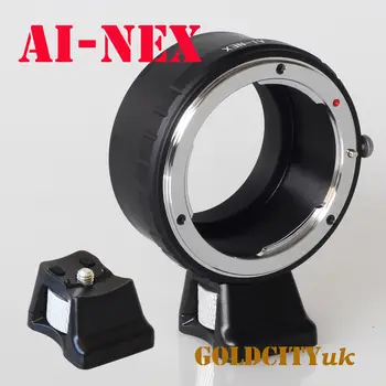 

adapter ring with tripod stand for nikon D/F/S AI Lens To sony E mount nex NEX-3/C3/5/5N/6/7 A7 A7r A5100 A7s A5000 A6000 camera